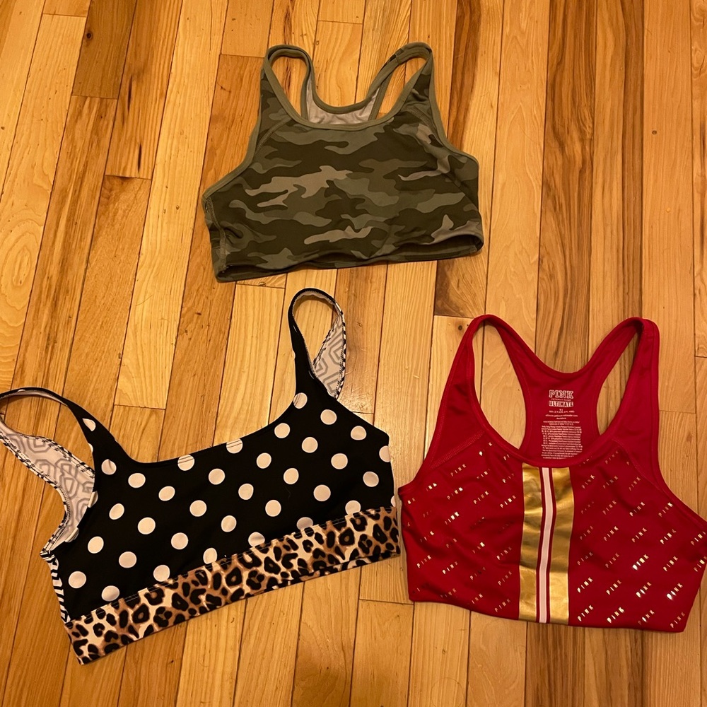 Victoria Secret Pink Sports Bra Bundle.
